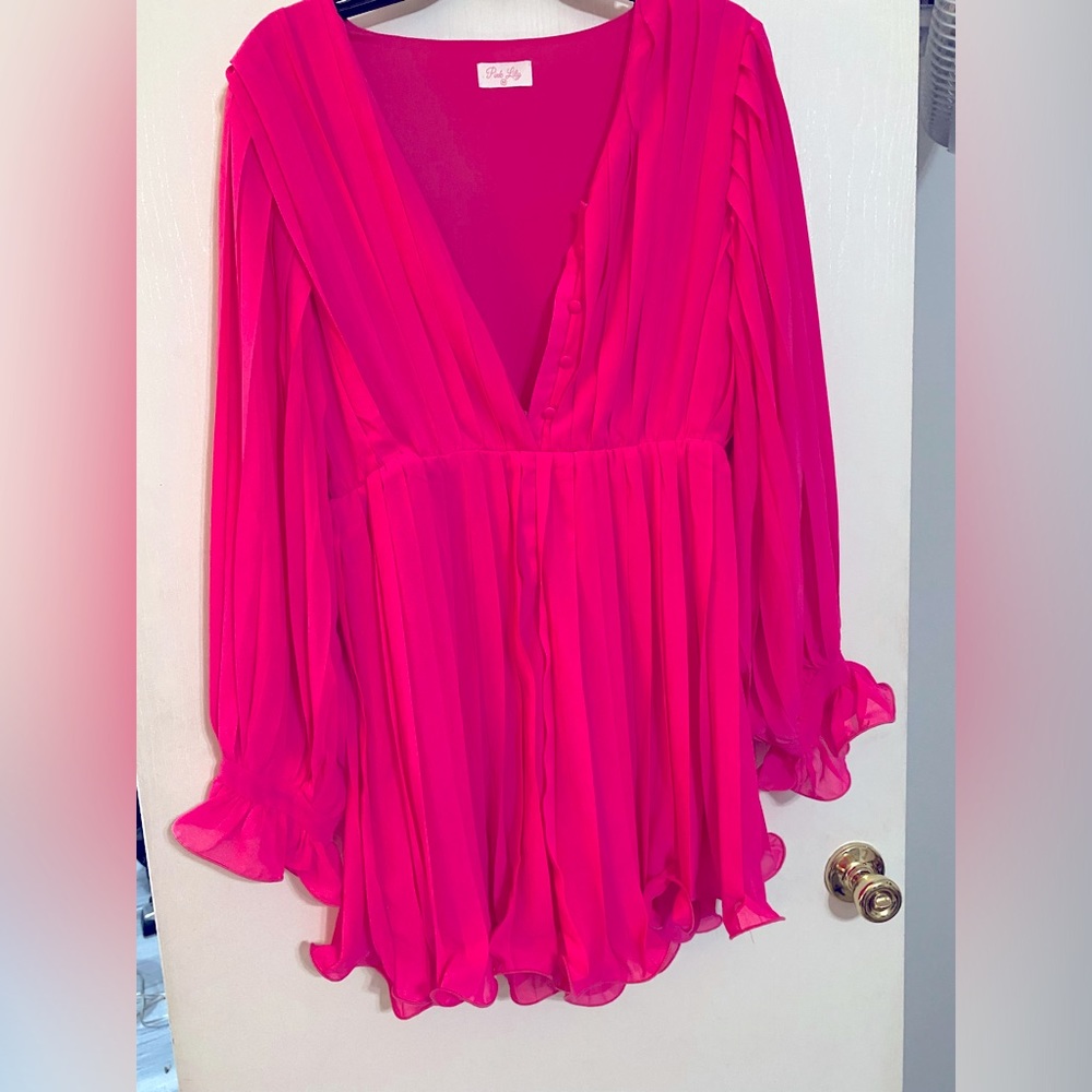 NWOT Hot Pink Romper